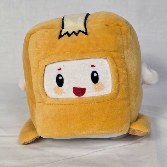 LankyBox Boxy Plush Yellow Square Character 2022 Bonkers Toys - Picture 1 of 5